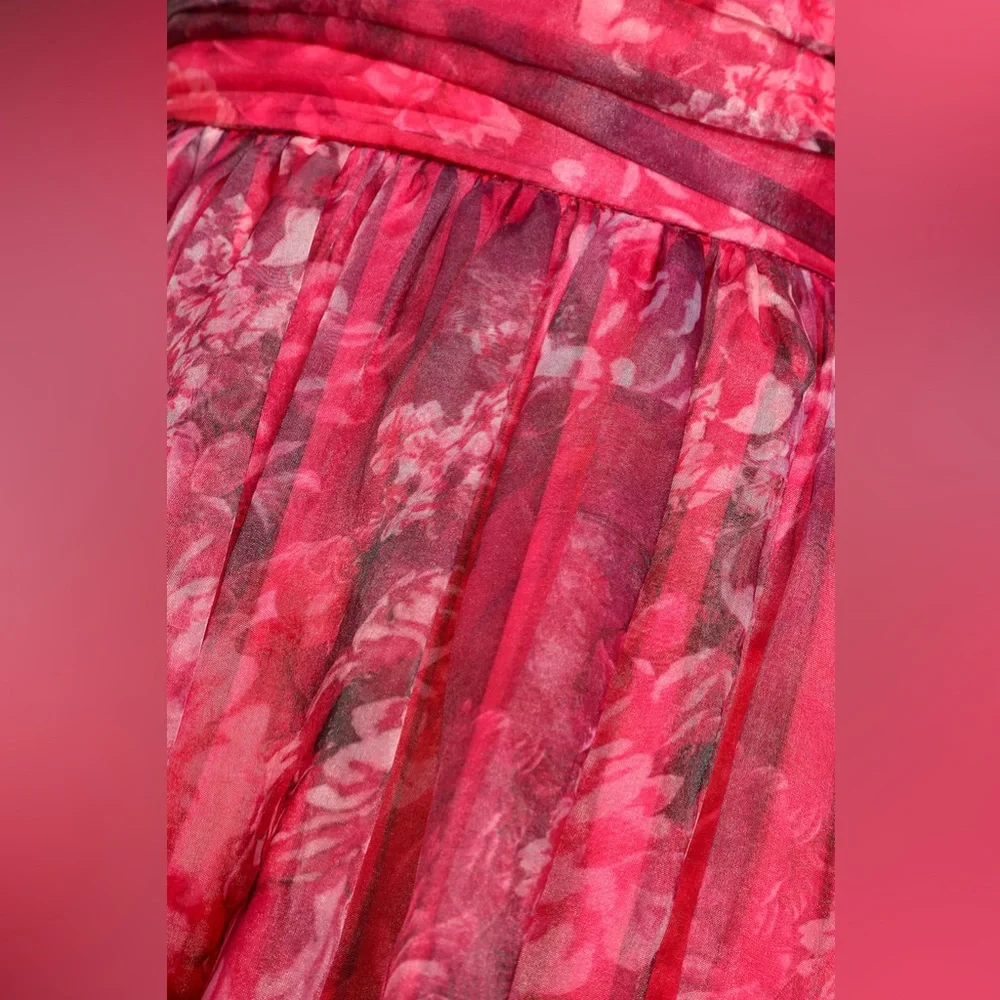 Lulu's Floral Pink Maxi Dress - Picture 5 of 10